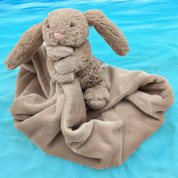 Jellycat Bashful Bunny Plush Soft Easter Rabbit Lovey Security Blanket Baby Toy - Picture 3 of 9